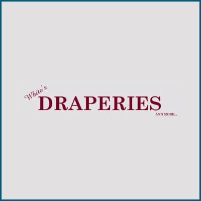 White's Draperies and More logo