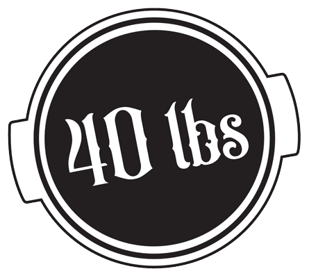 40 LBS Coffee Bar logo