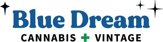 Blue Dream Cannabis + Vintage logo