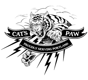 Cat's Paw Saloon logo
