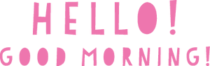 Hello! Good Morning! logo